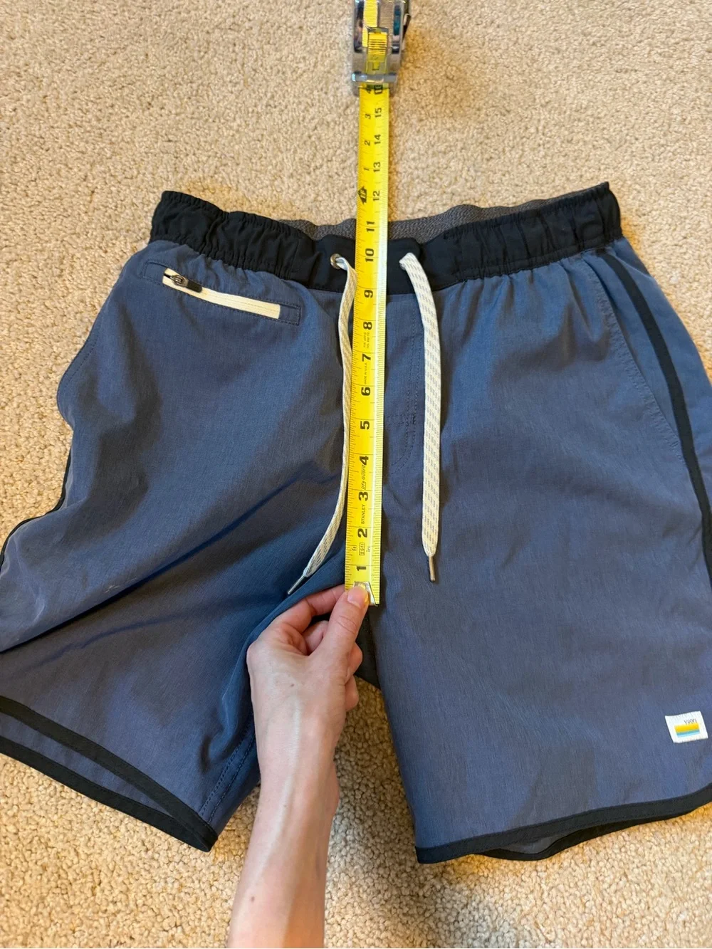 Vuori Banks Shorts in Azure